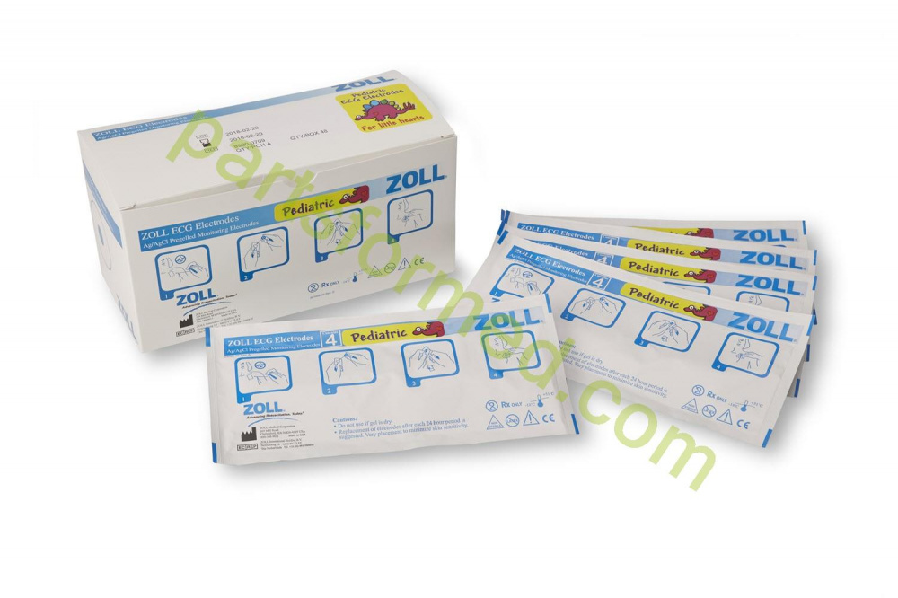 8900-0709 ZOLL ECG pédiatrique Petites électrodes rondes de 1,5&quot; pour défibrillateur ZOLL MRE-Series