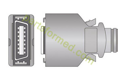 Reusable adult ear clip SpO2 Sensor for Casmed patient monitors