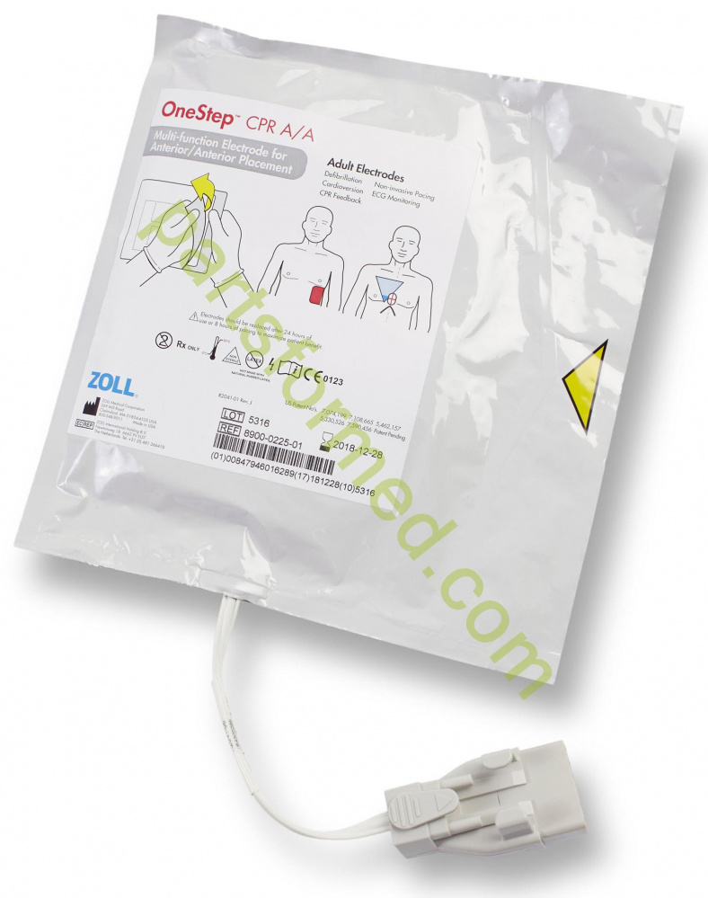 Электрод OneStep ™ CPR AA 8900-0225-01 ZOLL для дефибрилляторов ZOLL R-Series