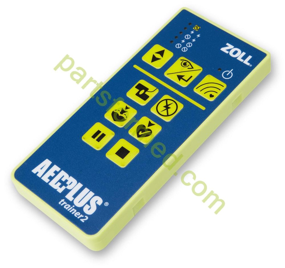 8008-0007 Controle remoto sem fio ZOLL Trainer com 2 pilhas AA (substituição) para desfibrilador ZOLL AED Plus