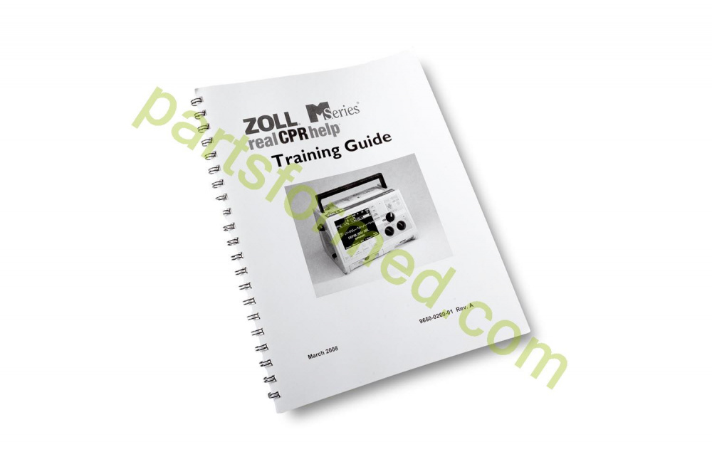 9650-0260-01 ZOLL CPR Train the trainer manual for defibrillator ZOLL M-R-E-Series