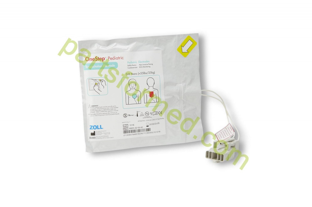8900-0218-40 ZOLL OneStep™ Pediatric electrode, single for defibrillator ZOLL R-Series