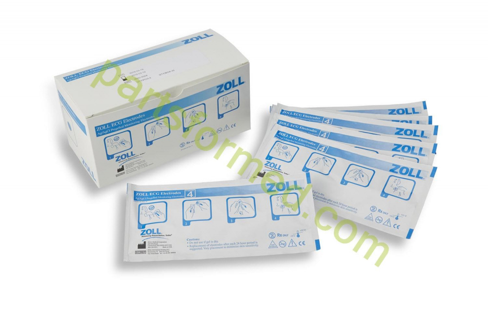 8900-0004 ZOLL ECG อิเล็กโทรดสี่เหลี่ยมสำหรับเครื่องกระตุ้นหัวใจ ZOLL MREX-Series