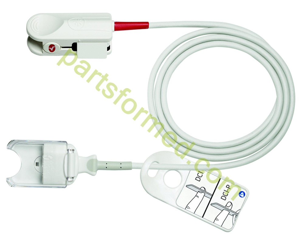8000-001464 ZOLL Rainbow, Dci Sc-200, sensore da dito riutilizzabile per adulti, SpHb, SpO2, SpMet per defibrillatore ZOLL X-Series