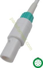 Wiederverwendbarer SpO2-Sensor aus Silikon mit weicher Spitze für Erwachsene für Patientenmonitore von Comen (Oximax Tech).
