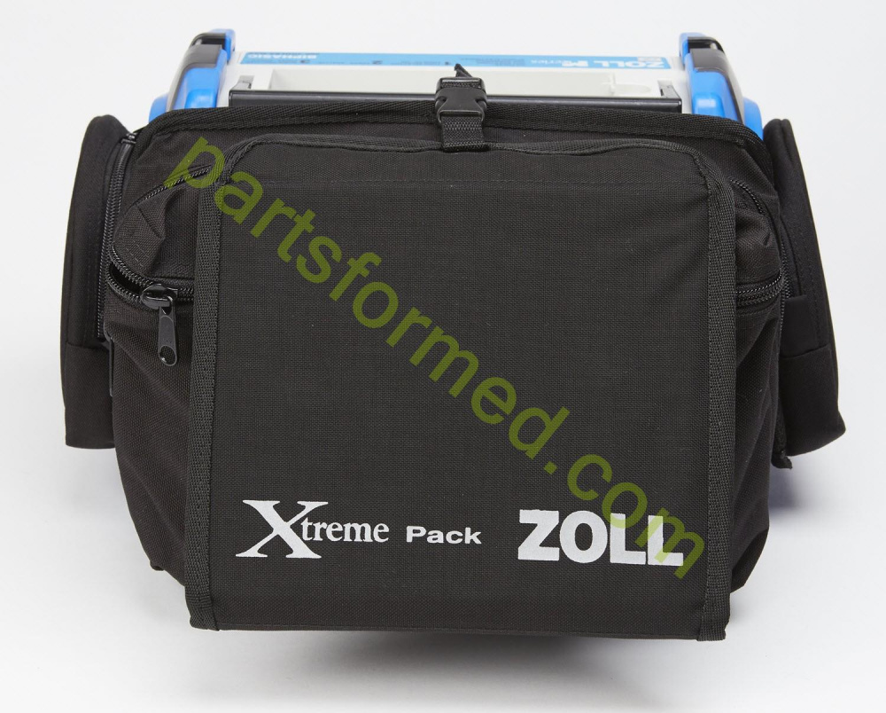 8000-0657 ZOLL Xtreme Pack™ II Carry Case, Molded Rubber Case with Rear and Side Pockets with NIBP for defibrillator ZOLL M-Series