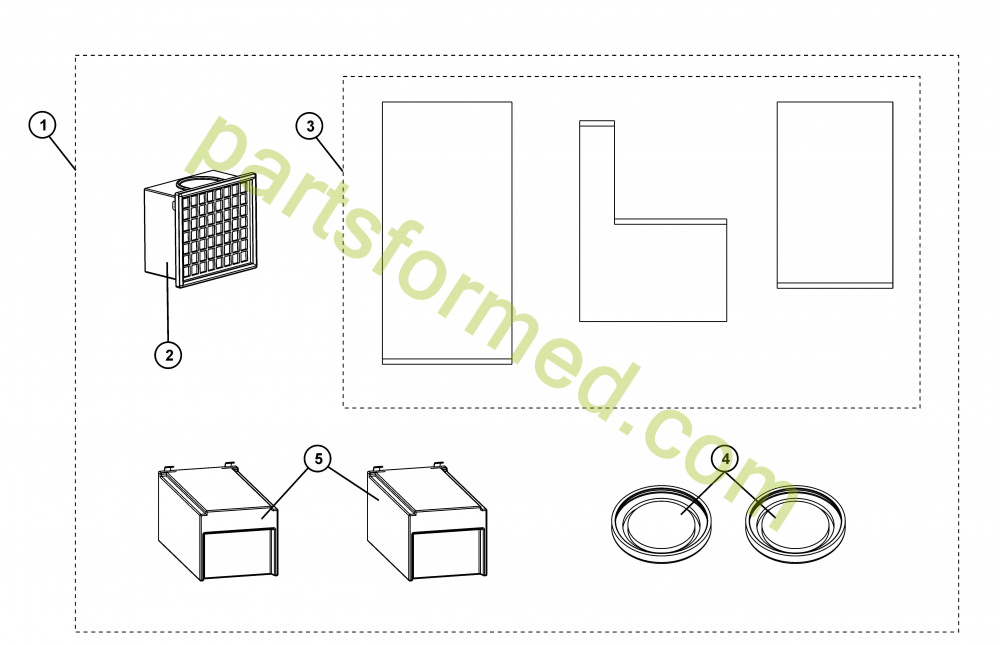 Kit PM MX08659 de Draeger (Drager) para Savina