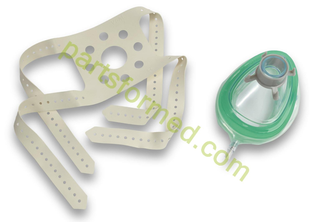 Комплект маски #5 и ремня безопасности CPAP, обычный взрослый 712-0002-00 ZOLL для дефибрилляторов ZOLL Ventilator