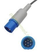 Wiederverwendbarer SpO2-Sensor aus Silikon mit weicher Spitze für Kleinkinder für Patientenmonitore von Siemens Dräger (Oximax Tech)