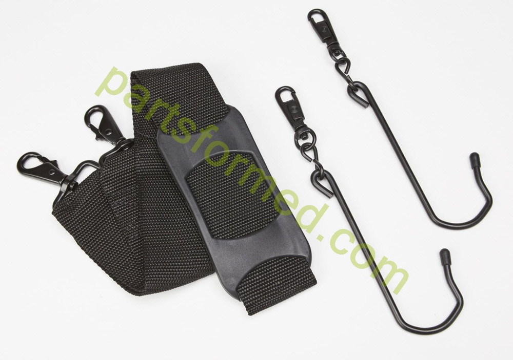 8000-0987-01 ZOLL خطافات حاجز السرير مع حزام الكتف، حزمة نقل لجهاز إزالة الرجفان ZOLL R-Series