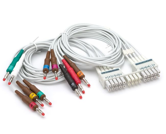 Cable for electrocardiograph