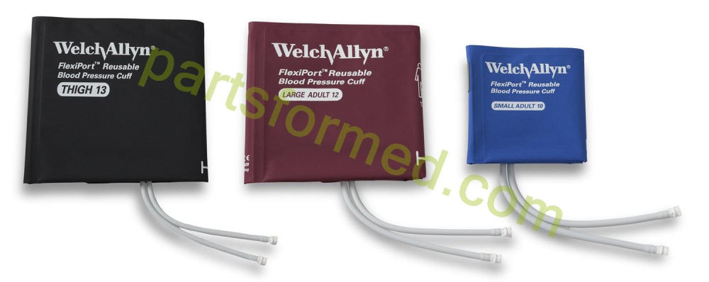 طقم أساور ZOLL 8000-0895 مع أصفاد Welch Allyn الصغيرة للبالغين والكبار والفخذين لجهاز مزيل الرجفان ZOLL X-Series
