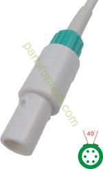 Wiederverwendbarer SpO2-Sensor aus Silikon mit weicher Spitze für Erwachsene für Edan-Patientenmonitore