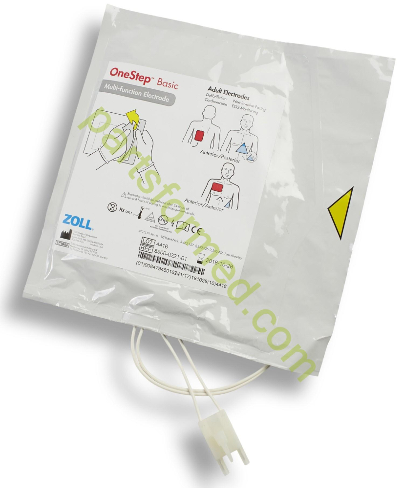 Основной реанимационный электрод OneStep ™ 8 шт 8900-0211-01 ZOLL для дефибрилляторов ZOLL ITD