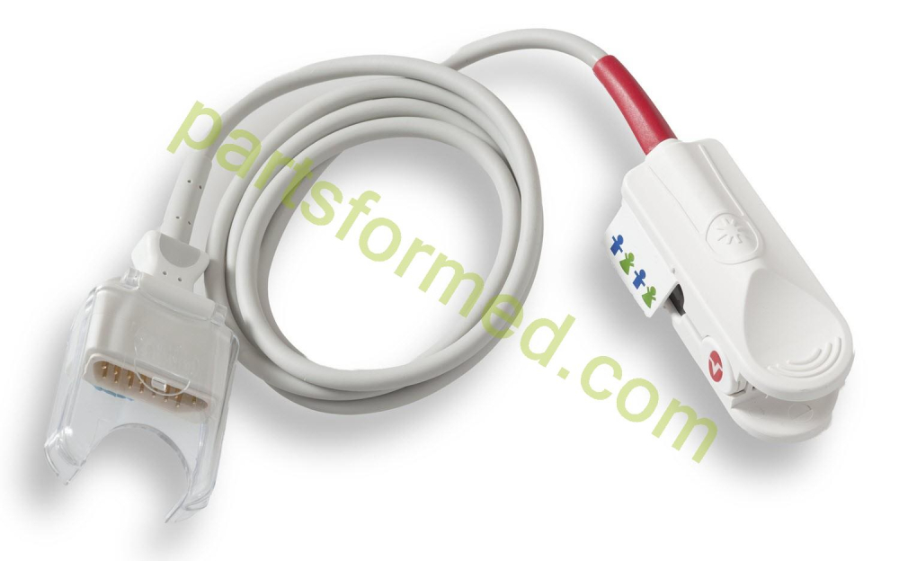 8000-000372 ZOLL Rainbow DCIP, sensor reutilizable de SpO2/SpCO/SpMet para desfibrilador ZOLL X-Series para dedo delgado/pediátrico