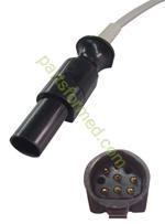 Wiederverwendbarer SpO2-Sensor aus Silikon für Kleinkinder mit weicher Spitze für Patientenmonitore von Datex-Ohmeda (Ohmeda Tech).