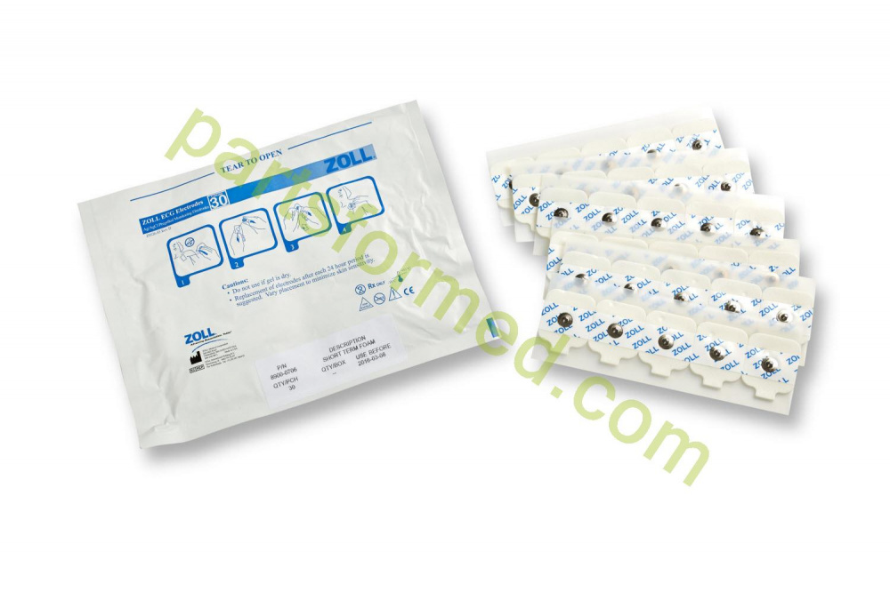 8900-0706 ZOLL EKG-Quadratelektroden für Defibrillator ZOLL MRE-Serie