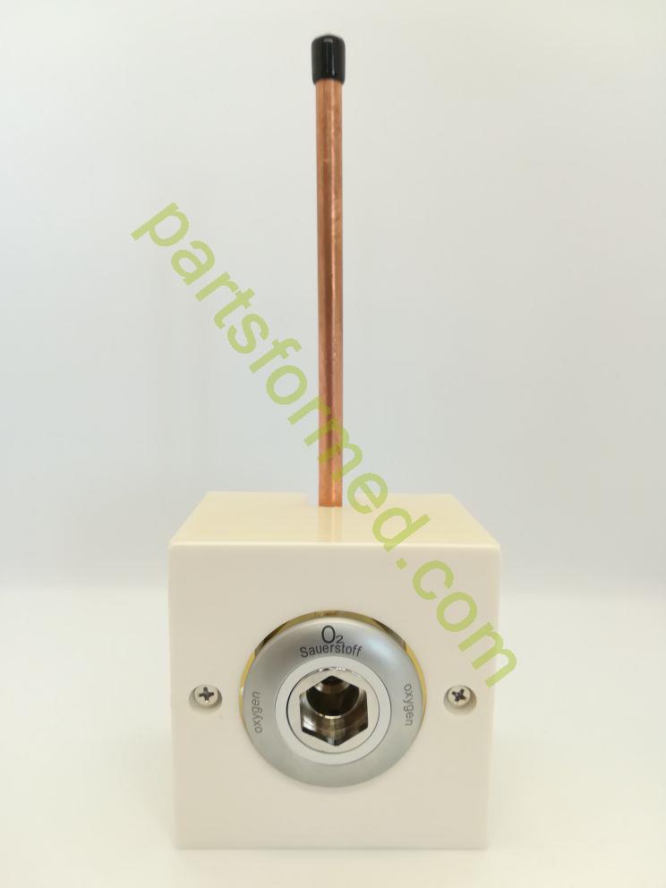 Кислородный клапан настенный DIN 13260-2  