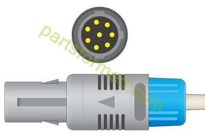 可重复使用的新生儿硅胶包裹 SpO2 传感器，适用于 Edan（Oximax 技术）患者监护仪