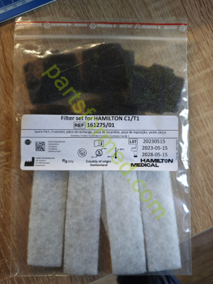 Hamilton 161275 呼吸机滤清器套装，适用于 HAMILTON C1/T