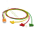 Philips M1678A КАБЕЛЬ ЭКГ НА 3 ОТВЕДЕНИЯ С ЗАЖИМАМИ