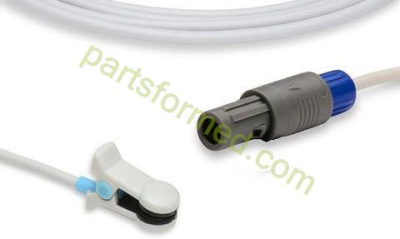 Reusable adult ear clip SpO2 Sensor for Choice Digital patient monitors