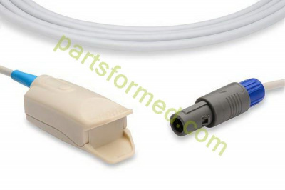 Reusable adult finger clip SpO2 Sensor for Unicare (Digital Tech) patient monitors