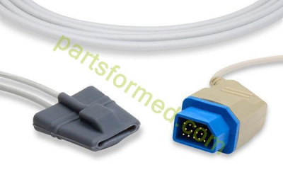 Reusable pediatric silicone soft tip SpO2 Sensor for Nihon Kohden (Oximax Tech) patient monitor