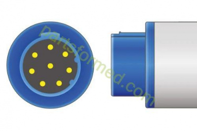Reusable adult silicone soft tip SpO2 Sensor for Mennen patient monitors