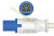 Многоразовый датчик SpO2 для младенцев, "мягкий силиконовый наконечник" для мониторов пациента Philips (Masimo Tech)