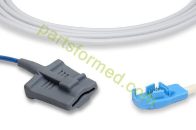 可重复使用的成人硅胶软头 SpO2 传感器，适用于 Datex-Ohmeda 患者监护仪