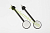 8000-0277-06 Pás de eletrodos internos moldados sobre ZOLL, 1,6" (4,0 cm) de diâmetro por 7,0" (17,7 cm) Par longo, pediátrico para desfibrilador ZOLL MR-Series