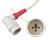 Reusable adult silicone soft tip SpO2 Sensor for Corpuls (Masimo+Oximax Tech) patient monitors