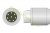 Reusable adult ear clip SpO2 Sensor for MEK (Nellcor tech) patient monitors
