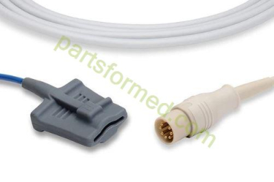 Wiederverwendbarer SpO2-Sensor aus Silikon mit weicher Spitze für Erwachsene für Patientenmonitore von Schiller (Masimo Tech) 