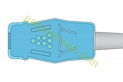 Многоразовый датчик SpO2 для взрослых, "мягкий силиконовый наконечник" для мониторов пациента Datex-Ohmeda