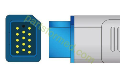 Reusable adult finger clip SpO2 Sensor for Nihon Kohden patient monitors