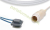 Sensore SpO2 pediatrico riutilizzabile con punta morbida in silicone per monitor paziente MEK (Mek tech).