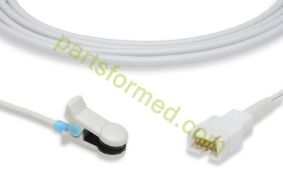 Reusable adult ear clip SpO2 Sensor for Masimo patient monitors