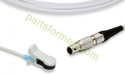 Reusable adult ear clip SpO2 Sensor for Critikon patient monitors