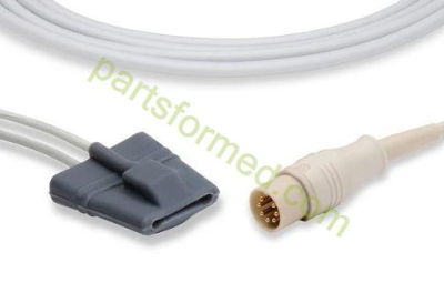 Wiederverwendbarer SpO2-Sensor aus pädiatrischem Silikon mit weicher Spitze für Patientenmonitore von Schiller (Masimo Tech)