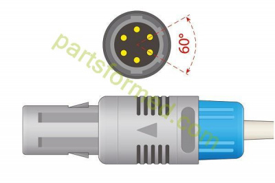 Многоразовый педиатрический датчик SpO2, "мягкий силиконовый наконечник" для мониторов пациента Mindray (Oximax Tech)