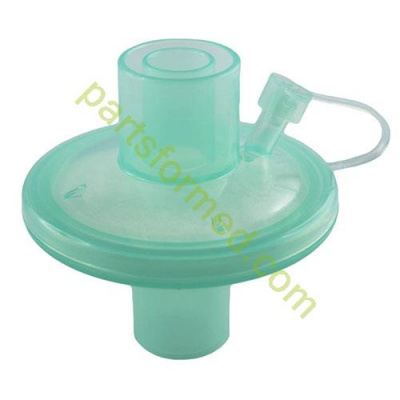 Electrostatic Filter with gas sampling port, adult / pediatric