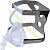 Маска для ИВЛ / CPAP / BiPAP, многоразовая взрослая большая, размер L (без регулировки)
