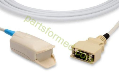 Sensore SpO2 riutilizzabile con clip per dito per adulti per monitor paziente GE (Masimo Tech). 