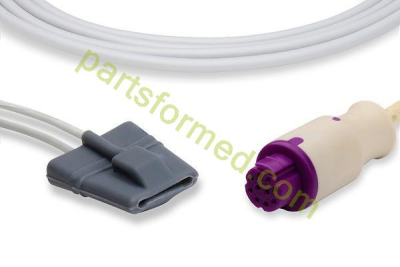 Capteur SpO2 à pointe souple en silicone pédiatrique réutilisable pour moniteurs patients S&amp;W