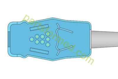 Reusable adult ear clip SpO2 Sensor for Datex-Ohmeda patient monitors