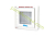 8000-0855 ZOLL Armário de parede metálico padrão com logotipo ZOLL para desfibrilador ZOLL AED Plus