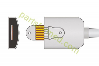 Reusable adult finger clip SpO2 Sensor for Medtronic Physio-Control patient monitors 