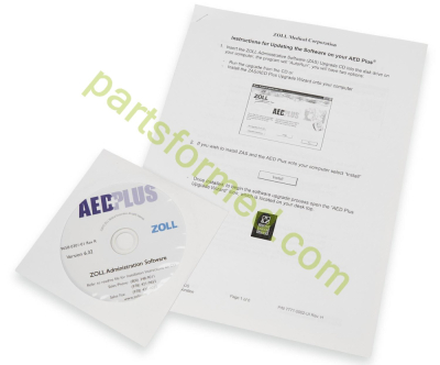 8000-0311-01 ZOLL Software de administração ZOLL, CD-ROM para desfibrilador ZOLL AED Plus